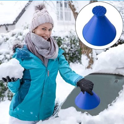 Avtomobilsko strgalo za led + lijak | ICYWIZARD